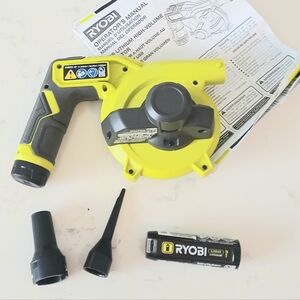 RYOBI Cordless High Volume Inflator Kit Includes USB Lithium Rechargable Battery